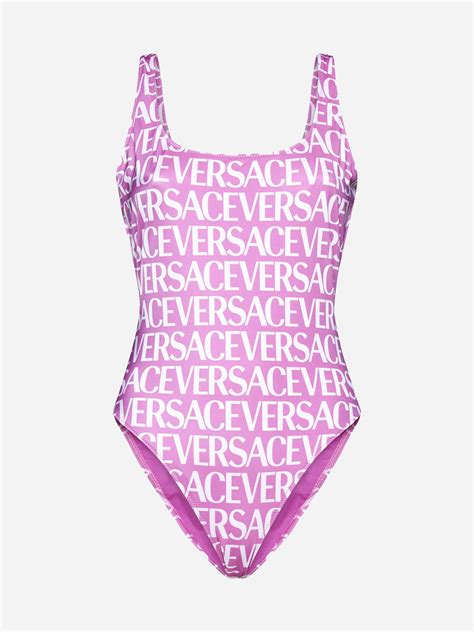 versace print long sleeve swimsuit|Versace swimsuit women.